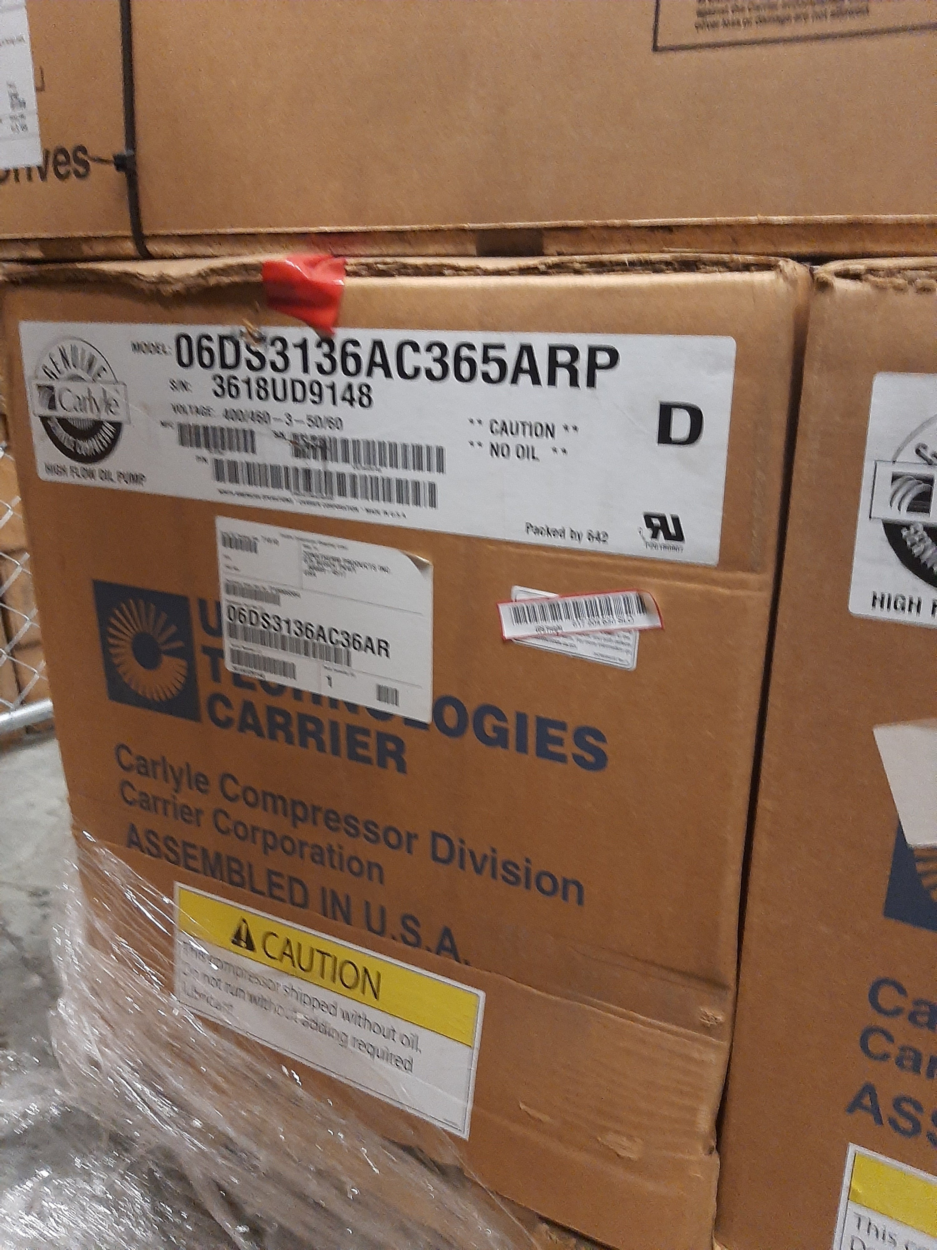 Carlyle 06DS3136AC365ARP Md/Hi Ref Dty 1Stg Sco Oilless - dealzify.com